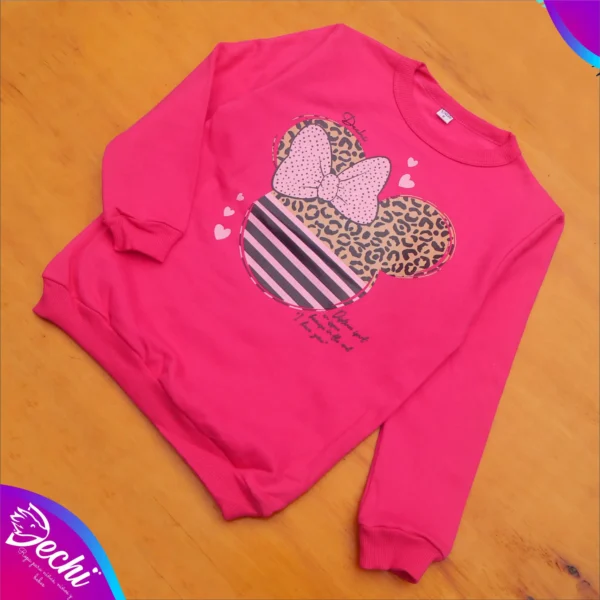 ropa para niñas nena buzo min fucsia 2026 Fabrica mayorista 2