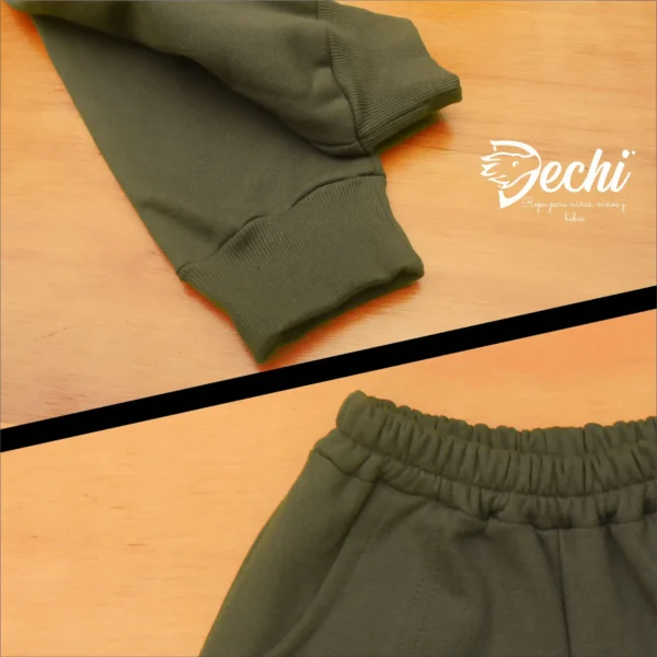 ropa para niño niña pantalon verde militar