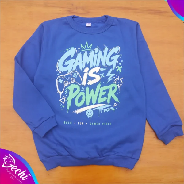 ropa para niños nene buzo Gaming azul 2026 Fabrica mayorista 1