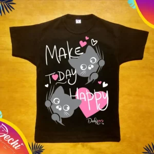 ropa para niñas nena remera gatitos negro 2026 Fabrica mayorista