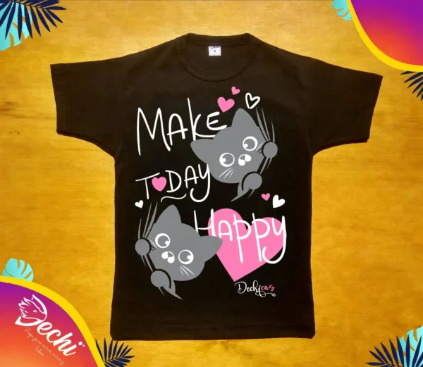 ropa para niñas nena remera gatitos negro 2026 Fabrica mayorista