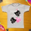 ropa para niñas nena remera gatitos gris 2026 Fabrica mayorista