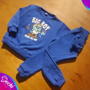fabrica mayorista conjunto bebe friza azul dino ropa para niños y niñas 2026 2027