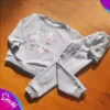 fabrica mayorista conjunto bebe friza gris 2 conejito ropa para niños y niñas 2026 2027