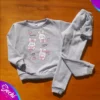 fabrica mayorista conjunto bebe friza gris conejito ropa para niños y niñas 2026 2027