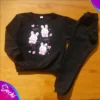 fabrica mayorista conjunto bebe friza negro conejito ropa para niños y niñas 2026 2027