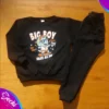 fabrica mayorista conjunto bebe friza negro dino ropa para niños y niñas 2026 2027