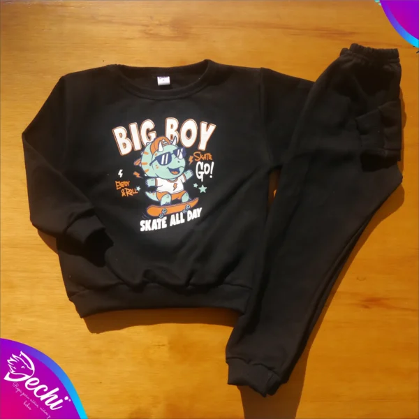 fabrica mayorista conjunto bebe friza negro dino ropa para niños y niñas 2026 2027