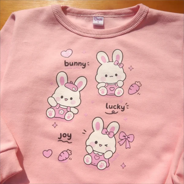 fabrica mayorista conjunto bebe friza rosa 2 conejito ropa para niños y niñas 2026 2027