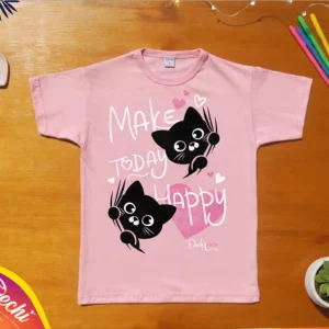 ropa para niñas nena remera gatitos rosa 2026 Fabrica mayorista