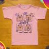 ropa para niñas nena remera capibara Rosa 2026 Fabrica mayorista