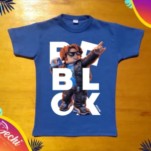 ropa para niños nena remera roblox azul 2026 Fabrica mayorista
