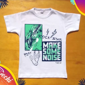 ropa para niños nena remera rock blanco 2026 Fabrica mayorista