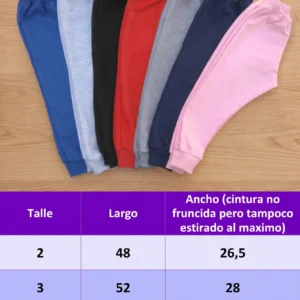 pantalon rustico bebe medidas