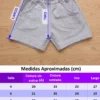 bermuda rustico niño chicos combinado fabrica de ropa infantil medidas talles.webp