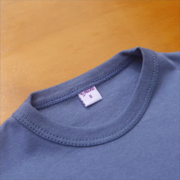 fabrica mayorista remeras lisas para niños y niñas aero cuello
