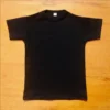 fabrica mayorista remeras lisas para niños y niñas negro