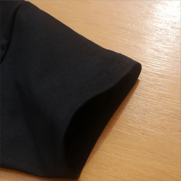 fabrica mayorista Remera Lisa Infantil para niños y niñas negro manga