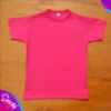 fabrica mayorista remeras lisas para niños y niñas rosa fucsia